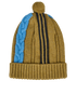 Gucci x Adidas Striped Pom-Pom Beanie, back view